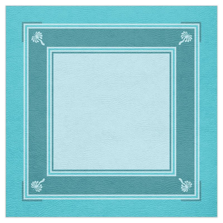 Three Oh Five Mahjong Mat - Lagoon Stripe