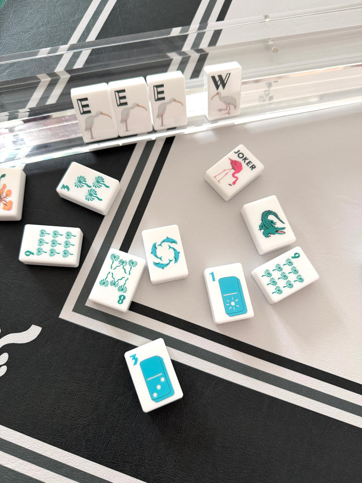 Three Oh Five Mahjong Mat - Palmetto Stripe