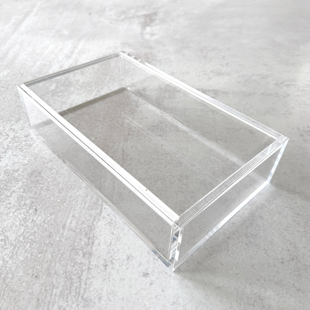 Mahjong Set & Lucite Display Box Bundle