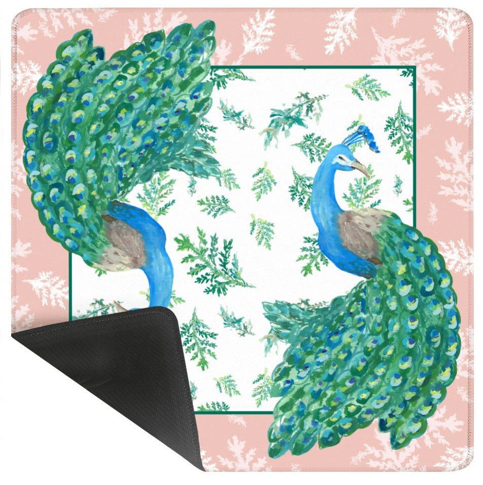 Peacock Mahjong Mat