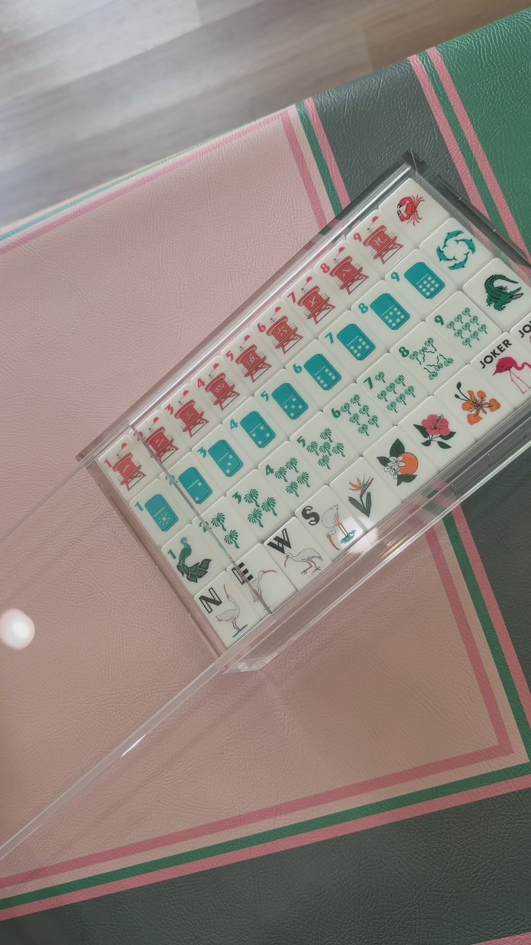 Mahjong Tile Display Case
